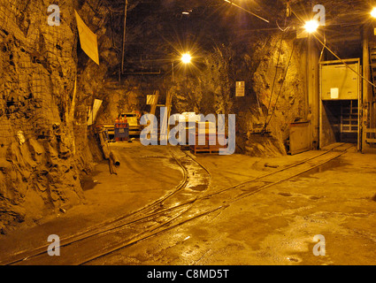 Metropolitana alla miniera di Coleman a Sudbury, Ontario, Canada Foto Stock