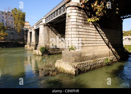 Ponte Palatino - Roma, Italia Foto Stock