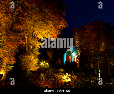 La foresta incantata 2011 spettacolo di suoni e luci di ottobre 2011, Pitlochry, Perthshire, Scotlandin Pitlochry, Perthshire Scozia Scotland