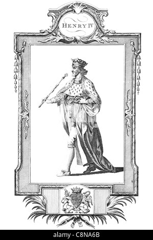 Enrico IV 1366 1413 re d'Inghilterra Signore Irlanda House Plantagenet regal royal regale imperiale regnante dominatrice sovrana monarch Foto Stock