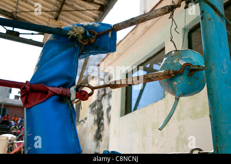 Pugilato ring a l'Avana, Cuba, Sud America Foto Stock