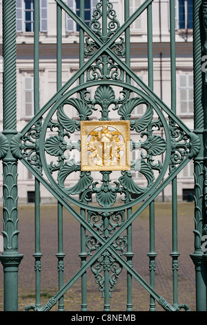 L'Italia, Piemonte, Torino, Piazza Castella, Palazzo Reale, Palazzo del punto di iniezione Foto Stock