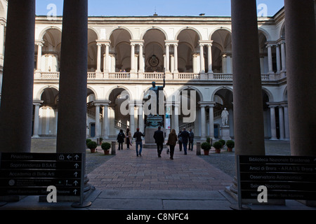 Pinacoteca di Brera, Milano, Lombardia, Italia Foto Stock