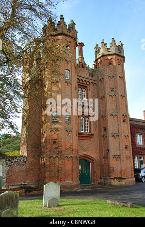 Il Decanato Tower, Hadleigh, Suffolk, Inghilterra, Regno Unito Foto Stock