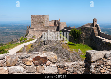 Il castello di Marvao, Alentejo, Portogallo Foto Stock