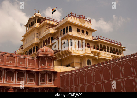 Palazzo di Città, Jaipur, Rajasthan, India. Foto Stock