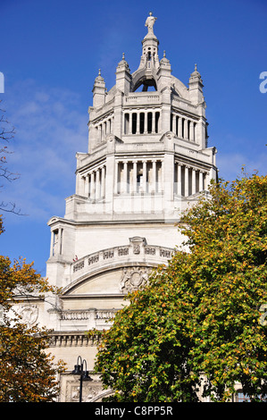 Ingresso principale al Victoria and Albert Museum, Cromwell Gardens, Kensington, Greater London, England, Regno Unito Foto Stock