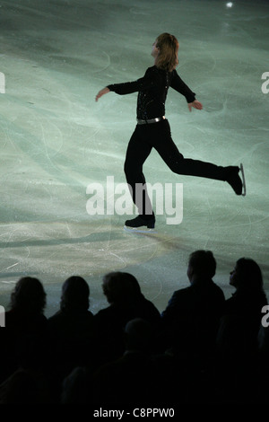 Figura russo pattinatore Evgeni Plushenko. Foto Stock