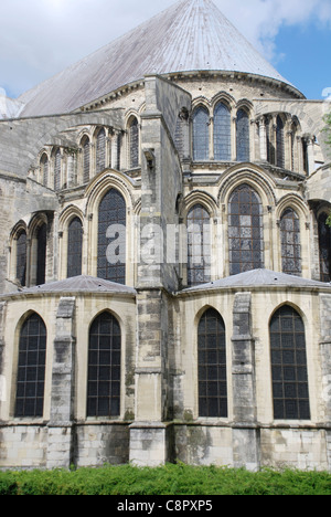 Francia, Reims, Basilica San Remi Foto Stock