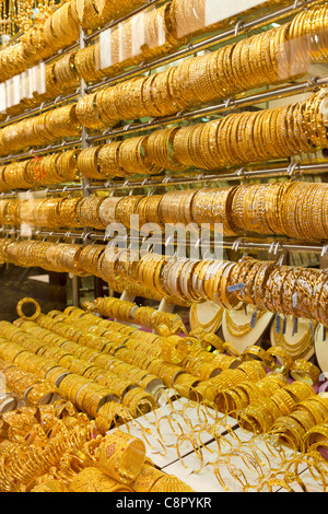 Gold Souk Mercato, Deira, Dubai, Emirati Arabi Uniti, Emirati arabi uniti Foto Stock