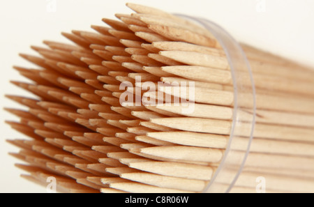 Stuzzicadenti di legno Foto Stock