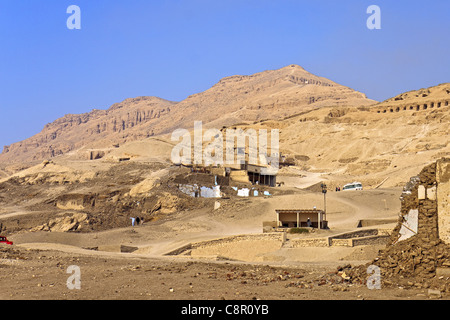 Egitto Luxor Valle dei nobili Foto Stock