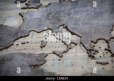 Mappa dell'Impero Romano Foto Stock