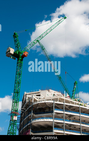 La nuova società Co-Operative sede in costruzione presso il Noma di sviluppo. Miller Street, Manchester, Inghilterra, Regno Unito. Foto Stock