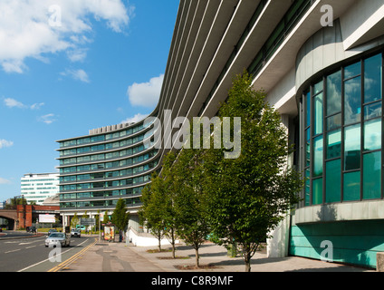 Macdonald Manchester Hotel, ex Telecom House, J L Hammond, 1973. London Road, Manchester, Inghilterra, Regno Unito Foto Stock