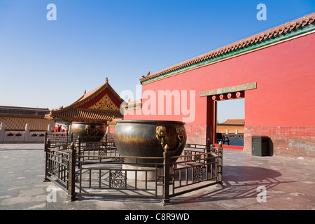 La Città Proibita di Pechino, Cina. Foto Stock