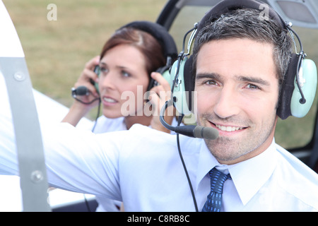 Pilota Foto Stock