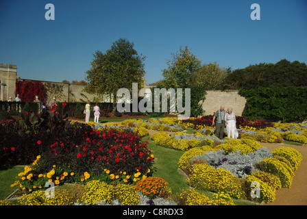 Il Giardino Italiano a Wrest Park, Silsoe, Bedfordshire, Regno Unito Foto Stock