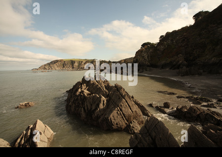 Insenatura di sabbia, Lee nelle vicinanze del Ilfracombe, North Devon, Inghilterra Foto Stock