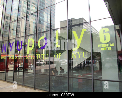 Polytechnic Institute di New York University di Brooklyn NY Foto Stock