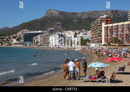 Località mediterranea Calpe, Costa-Blanca Spagna Foto Stock