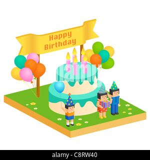 Happy Birthday Celebration Foto Stock