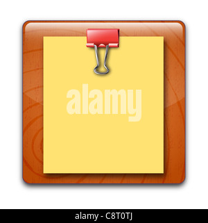 Illustrazione degli appunti Foto Stock
