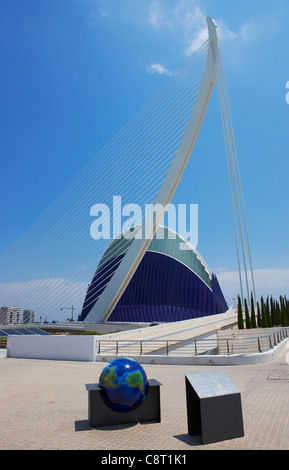 Città delle Arti e delle Scienze. Valencia, Spagna. Foto Stock