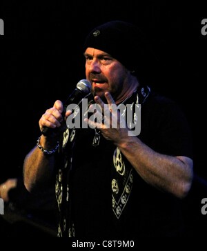 Jason Bonham sulla posizione per Jason Bonham Led Zeppelin concerto di esperienza, Best Buy Theatre di New York, NY, 1 novembre 2011. Foto: F. Burton Patrick/Everett Collection Foto Stock