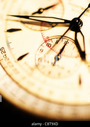 Studio particolare di orologio da polso Foto Stock