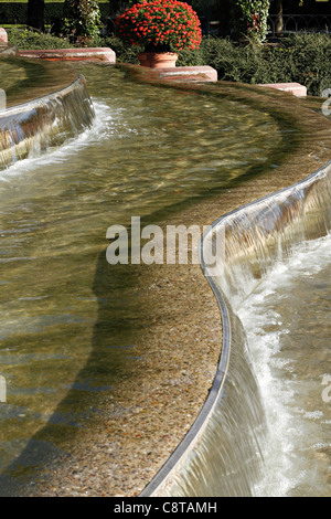 Federico Fontana Park, Mannheim Baden Wurttemberg Germania Foto Stock