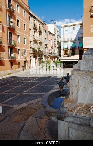 La città vecchia. Tarragona Catalogna. Foto Stock