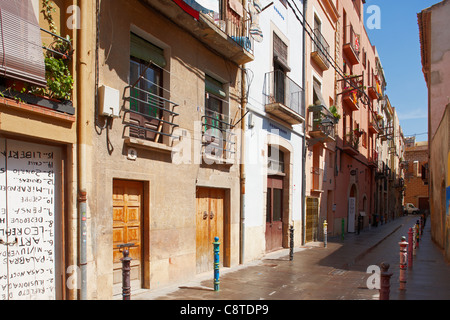 La città vecchia. Tarragona Catalogna. Foto Stock