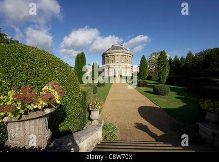 Casa Ickworth dal Italianamente Gardens Foto Stock