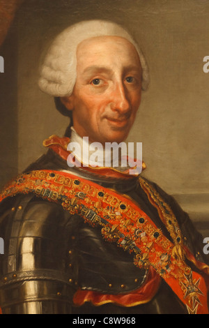 Carlos III (inglese: Carlo III) 1716 - 1788. Re di Spagna e le Indie spagnolo dal 1759 al 1788. Foto Stock