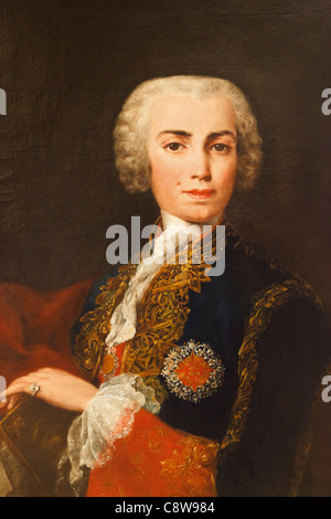 Farinelli, nome d'arte del castato italiano e del famoso cantante d'opera Carlo Maria Michelangelo Nicola Broschi, 1705 - 1782. Foto Stock