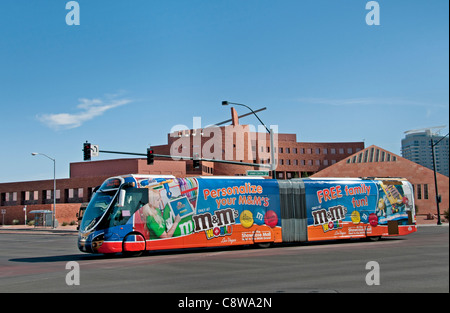 Las Vegas Clark contea di centro del governo degli Stati Uniti pubblica del Nevada, trasporto bus local Foto Stock