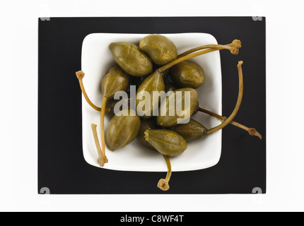 Cetriolino del Cappero Cucunci al nella ciotola bianco Foto Stock