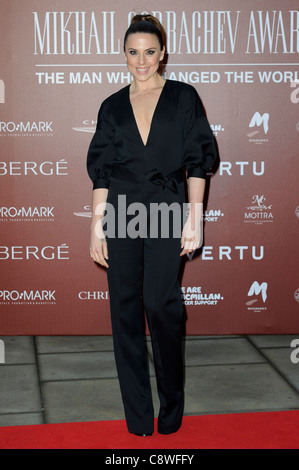 Melanie Chisholm assiste il Gorby 80 Gala a Londra centrale sede. Foto Stock