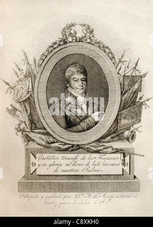 Don Francisco Javier Castaños Aragorri Urioste y Olavide, Conde de Castaños y Aragones, primer Duque de Bailén, 1758 - 1852. Foto Stock