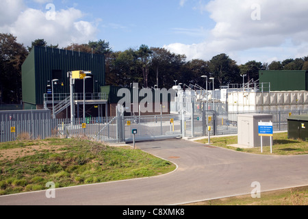 La maggior Gabbard per centrali eoliche onshore a Leiston 132 kV sottostazione, Sizewell, Suffolk, Inghilterra Foto Stock