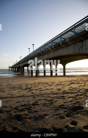 Boscombe Pier, Inghilterra Foto Stock