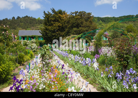 Francia, Normandia, Giverny, Monet's Garden Foto Stock