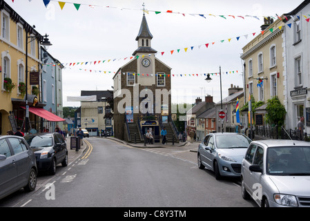 Narberth Town Hall e Museo, Pembrokeshire, Galles Foto Stock