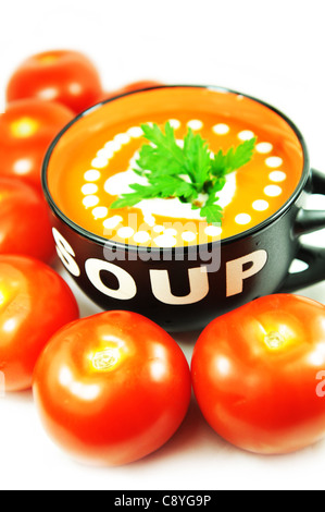 Zuppa di pomodoro Foto Stock