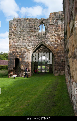 Gatehouse of castello di metalli Northumberland Foto Stock