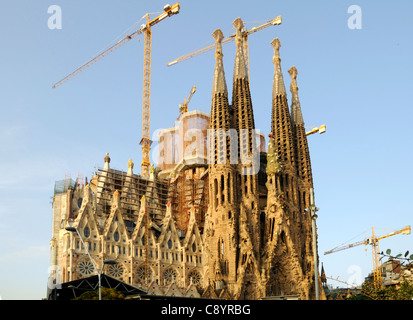 Basílica y Templo Expiatorio de la Sagrada Familia Foto Stock