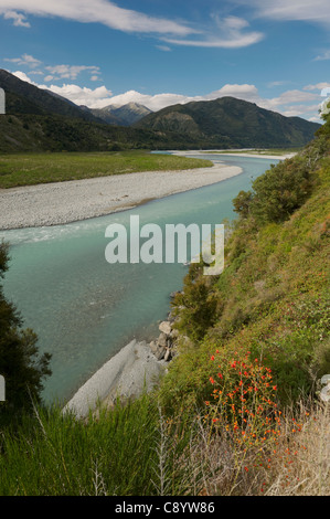 Pass di Lewis, Maruia, West Coast, Nuova Zelanda Foto Stock