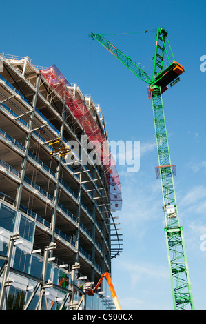 La nuova società Co-Operative sede in costruzione presso il Noma di sviluppo. Miller Street, Manchester, Inghilterra, Regno Unito. Foto Stock