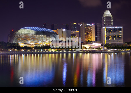 L'Esplanade, i teatri sulla baia, Singapore, Asia Foto Stock